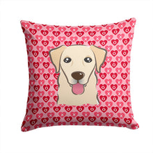Load image into Gallery viewer, Golden Retriever Hearts Throw Pillow - 14x14 Decorative Pillow – Art for Your Home &amp; Patio BB5322PW1414