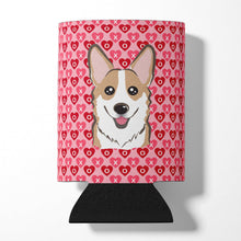 Load image into Gallery viewer, Sable Corgi Hearts Can or Bottle Hugger BB5323CC