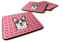 Load image into Gallery viewer, Tricolor Corgi Hearts Foam Coaster  BB5325FC