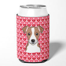 Load image into Gallery viewer, Jack Russell Terrier Hearts Can or Bottle Hugger BB5330CC