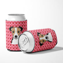 Load image into Gallery viewer, Jack Russell Terrier Hearts Can or Bottle Hugger BB5331CC