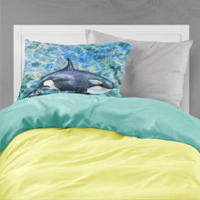 Load image into Gallery viewer, Killer Whale Orca Fabric Standard Pillowcase – Artistic Decorative Front, White Back BB5334PILLOWCASE