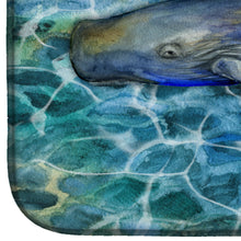 Load image into Gallery viewer, Sperm Whale Cachalot Dish Drying Mat – Absorbent, Artistic Kitchen Essentials BB5338DDM