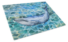 Load image into Gallery viewer, Humpback Whale Glass Cutting Boards – Durable, Decorative Kitchen Art Large BB5340LCB