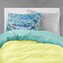 Load image into Gallery viewer, Humpback Whale Fabric Standard Pillowcase – Artistic Decorative Front, White Back BB5340PILLOWCASE