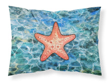 Load image into Gallery viewer, Starfish Fabric Standard Pillowcase – Artistic Decorative Front, White Back BB5341PILLOWCASE