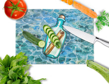 Load image into Gallery viewer, Messag in a Bottle Glass Cutting Boards – Durable, Decorative Kitchen Art Large BB5343LCB