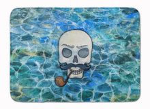 Load image into Gallery viewer, Skeleton Skull Pirate Machine Washable Memory Foam Mat BB5345RUG