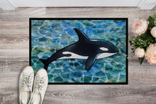 Load image into Gallery viewer, Killer Whale Orca Doormat - 18x27 Decorative Floor Mat – Indoor/Outdoor Rug with Artistic Flair BB5348MAT