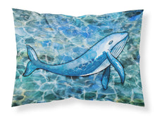 Load image into Gallery viewer, Humpback Whale Fabric Standard Pillowcase – Artistic Decorative Front, White Back BB5353PILLOWCASE