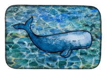 Load image into Gallery viewer, Sperm Whale Cachalot Dish Drying Mat – Absorbent, Artistic Kitchen Essentials BB5354DDM