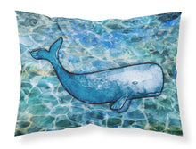 Load image into Gallery viewer, Sperm Whale Cachalot Fabric Standard Pillowcase – Artistic Decorative Front, White Back BB5354PILLOWCASE