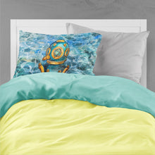Load image into Gallery viewer, Deep Sea Diving Helmet Fabric Standard Pillowcase – Artistic Decorative Front, White Back BB5355PILLOWCASE