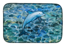 Load image into Gallery viewer, Dolphin Dish Drying Mat – Absorbent, Artistic Kitchen Essentials BB5356DDM