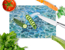 Load image into Gallery viewer, Dolphin Glass Cutting Boards – Durable, Decorative Kitchen Art Large BB5356LCB