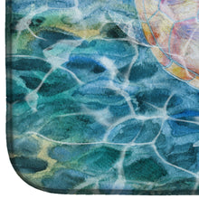 Load image into Gallery viewer, Sea Turtle Under water Dish Drying Mat – Absorbent, Artistic Kitchen Essentials BB5363DDM