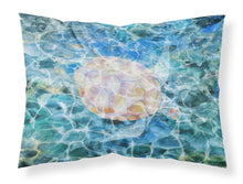 Load image into Gallery viewer, Sea Turtle Under water Fabric Standard Pillowcase – Artistic Decorative Front, White Back BB5363PILLOWCASE