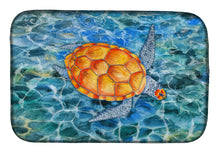 Load image into Gallery viewer, Sea Turtle Dish Drying Mat – Absorbent, Artistic Kitchen Essentials BB5364DDM