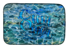 Load image into Gallery viewer, Summer Under Water Dish Drying Mat – Absorbent, Artistic Kitchen Essentials BB5365DDM