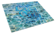Load image into Gallery viewer, Summer Under Water Glass Cutting Boards – Durable, Decorative Kitchen Art Large BB5365LCB