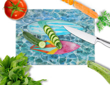 Load image into Gallery viewer, Surf Boards on the Water Glass Cutting Boards – Durable, Decorative Kitchen Art Large BB5366LCB