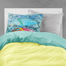 Load image into Gallery viewer, Surf Boards on the Water Fabric Standard Pillowcase – Artistic Decorative Front, White Back BB5366PILLOWCASE