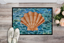 Load image into Gallery viewer, Scallop Shell and Water Doormat - 24x36 Decorative Floor Mat – Indoor/Outdoor Rug with Artistic Flair BB5367JMAT