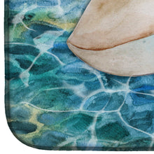 Load image into Gallery viewer, Sea Shell and Water Dish Drying Mat – Absorbent, Artistic Kitchen Essentials BB5368DDM