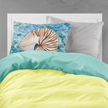 Load image into Gallery viewer, Sea Shell and Water Fabric Standard Pillowcase – Artistic Decorative Front, White Back BB5368PILLOWCASE