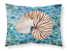 Load image into Gallery viewer, Sea Shell and Water Fabric Standard Pillowcase – Artistic Decorative Front, White Back BB5368PILLOWCASE