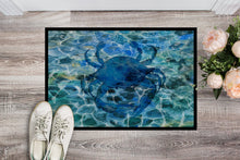Load image into Gallery viewer, Blue Crab Under Water Doormat - 18x27 Decorative Floor Mat – Indoor/Outdoor Rug with Artistic Flair BB5369MAT