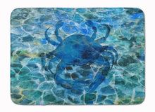 Load image into Gallery viewer, Blue Crab Under Water Machine Washable Memory Foam Mat BB5369RUG
