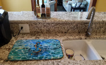 Load image into Gallery viewer, Anchor and Rope Dish Drying Mat – Absorbent, Artistic Kitchen Essentials BB5370DDM