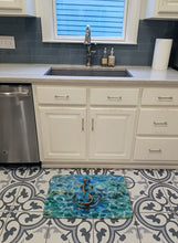 Load image into Gallery viewer, Anchor and Rope Machine Washable Memory Foam Mat BB5370RUG
