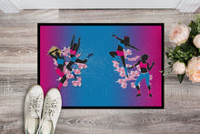 Load image into Gallery viewer, Hip Hop in Pink Blue Doormat - 18x27 Decorative Floor Mat – Indoor/Outdoor Rug with Artistic Flair BB5373MAT