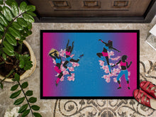 Load image into Gallery viewer, Hip Hop in Pink Blue Doormat - 18x27 Decorative Floor Mat – Indoor/Outdoor Rug with Artistic Flair BB5373MAT