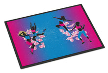 Load image into Gallery viewer, Hip Hop in Pink Blue Doormat - 18x27 Decorative Floor Mat – Indoor/Outdoor Rug with Artistic Flair BB5373MAT
