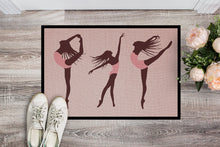 Load image into Gallery viewer, Dancers Linen Pink Doormat - 18x27 Decorative Floor Mat – Indoor/Outdoor Rug with Artistic Flair BB5377MAT