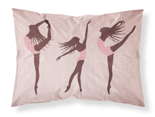Load image into Gallery viewer, Dancers Linen Pink Fabric Standard Pillowcase – Artistic Decorative Front, White Back BB5377PILLOWCASE