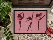 Load image into Gallery viewer, Dancers Linen Pink Polkadots Doormat - 24x36 Decorative Floor Mat – Indoor/Outdoor Rug with Artistic Flair BB5378JMAT