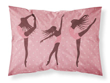 Load image into Gallery viewer, Dancers Linen Pink Polkadots Fabric Standard Pillowcase – Artistic Decorative Front, White Back BB5378PILLOWCASE