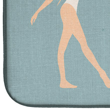 Load image into Gallery viewer, Dancing is Like Dreaming Dish Drying Mat – Absorbent, Artistic Kitchen Essentials BB5379DDM