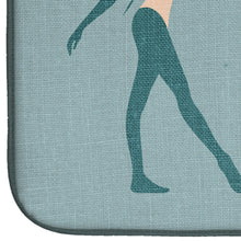 Load image into Gallery viewer, Dancing is Like Dreaming #2 Dish Drying Mat – Absorbent, Artistic Kitchen Essentials BB5380DDM