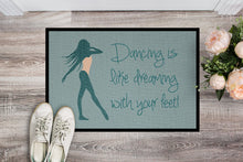 Load image into Gallery viewer, Dancing is Like Dreaming #2 Doormat - 18x27 Decorative Floor Mat – Indoor/Outdoor Rug with Artistic Flair BB5380MAT