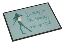 Load image into Gallery viewer, Dancing is Like Dreaming #2 Doormat - 18x27 Decorative Floor Mat – Indoor/Outdoor Rug with Artistic Flair BB5380MAT