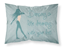 Load image into Gallery viewer, Dancing is Like Dreaming #2 Fabric Standard Pillowcase – Artistic Decorative Front, White Back BB5380PILLOWCASE