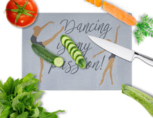 Load image into Gallery viewer, Dancing is My Passion Glass Cutting Boards – Durable, Decorative Kitchen Art Large BB5381LCB