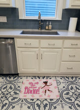 Load image into Gallery viewer, Ballet African American Pigtails Machine Washable Memory Foam Mat BB5382RUG