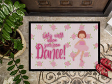 Load image into Gallery viewer, Ballet Red Short Hair Doormat - 18x27 Decorative Floor Mat – Indoor/Outdoor Rug with Artistic Flair BB5383MAT