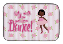 Load image into Gallery viewer, Ballet African American Short Hair Dish Drying Mat – Absorbent, Artistic Kitchen Essentials BB5384DDM